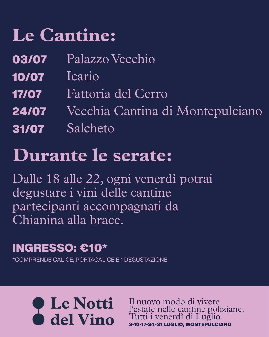 Le Notti del Vino a Montepulciano